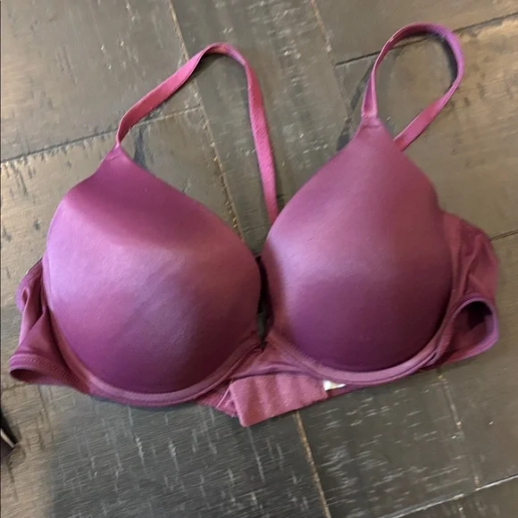 PINK Victoria's Secret Teal and Plum Bra Bundle 36B Set of 2 Push Up - Picture 3 of 6